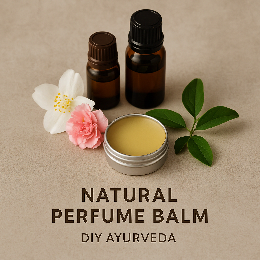Make Natural Perfume Balm (Ayurvedic Solid Perfume)
