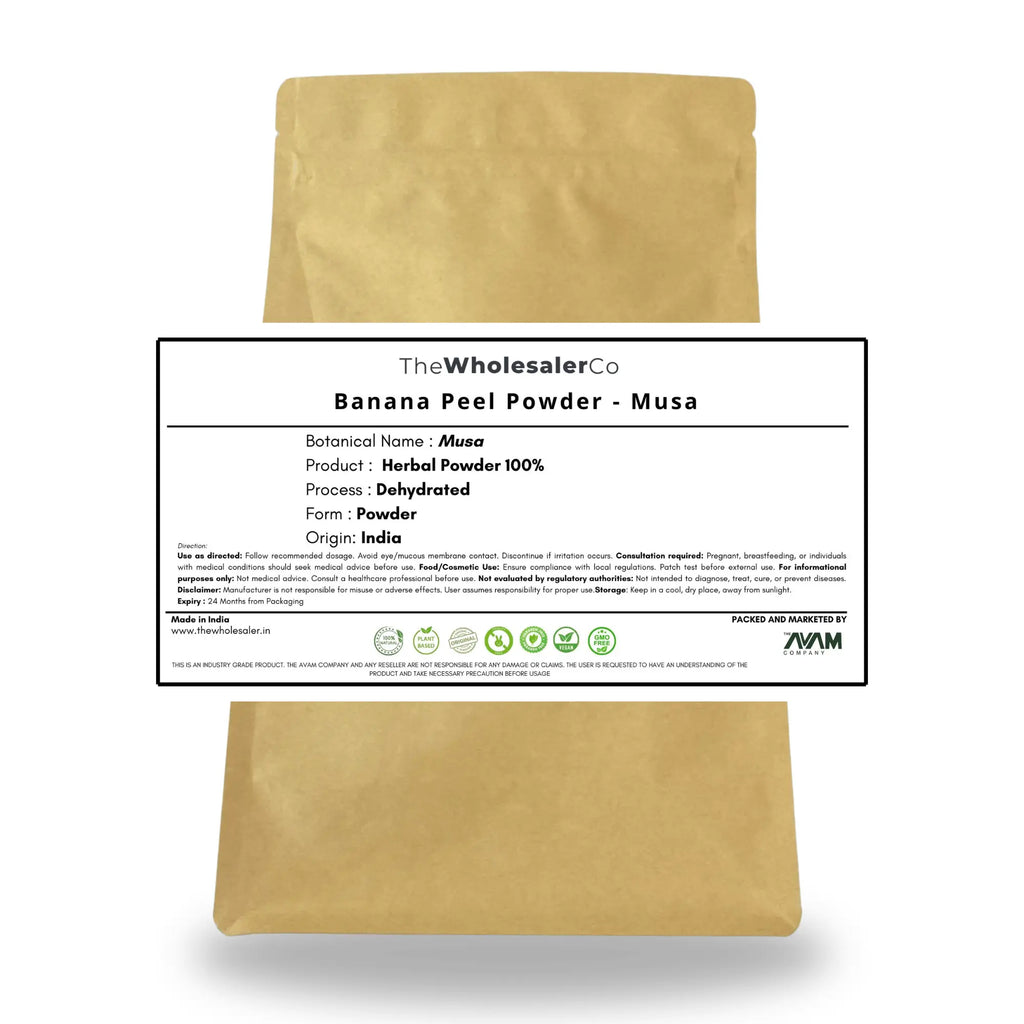 Banana Peel Powder - Musa Bulk Supplier@TheWholesaleCo Prices