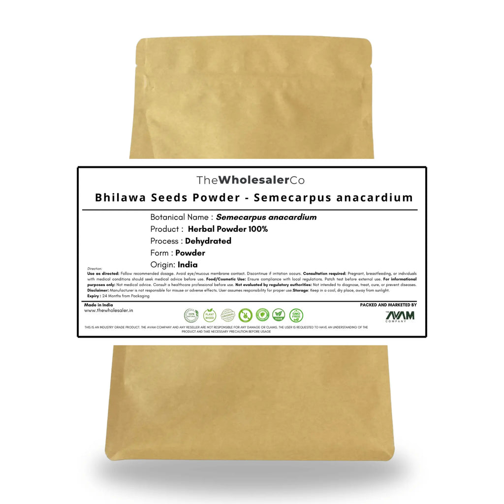 Bhilawa Seeds Powder - Semecarpus anacardium Bulk Supplier@TheWholesaleCo Prices