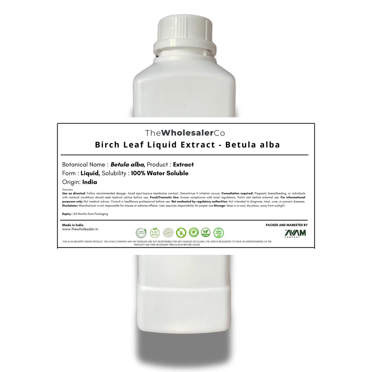 Birch Leaf Liquid Extract - Betula alba Bulk Supplier@TheWholesaleCo Prices