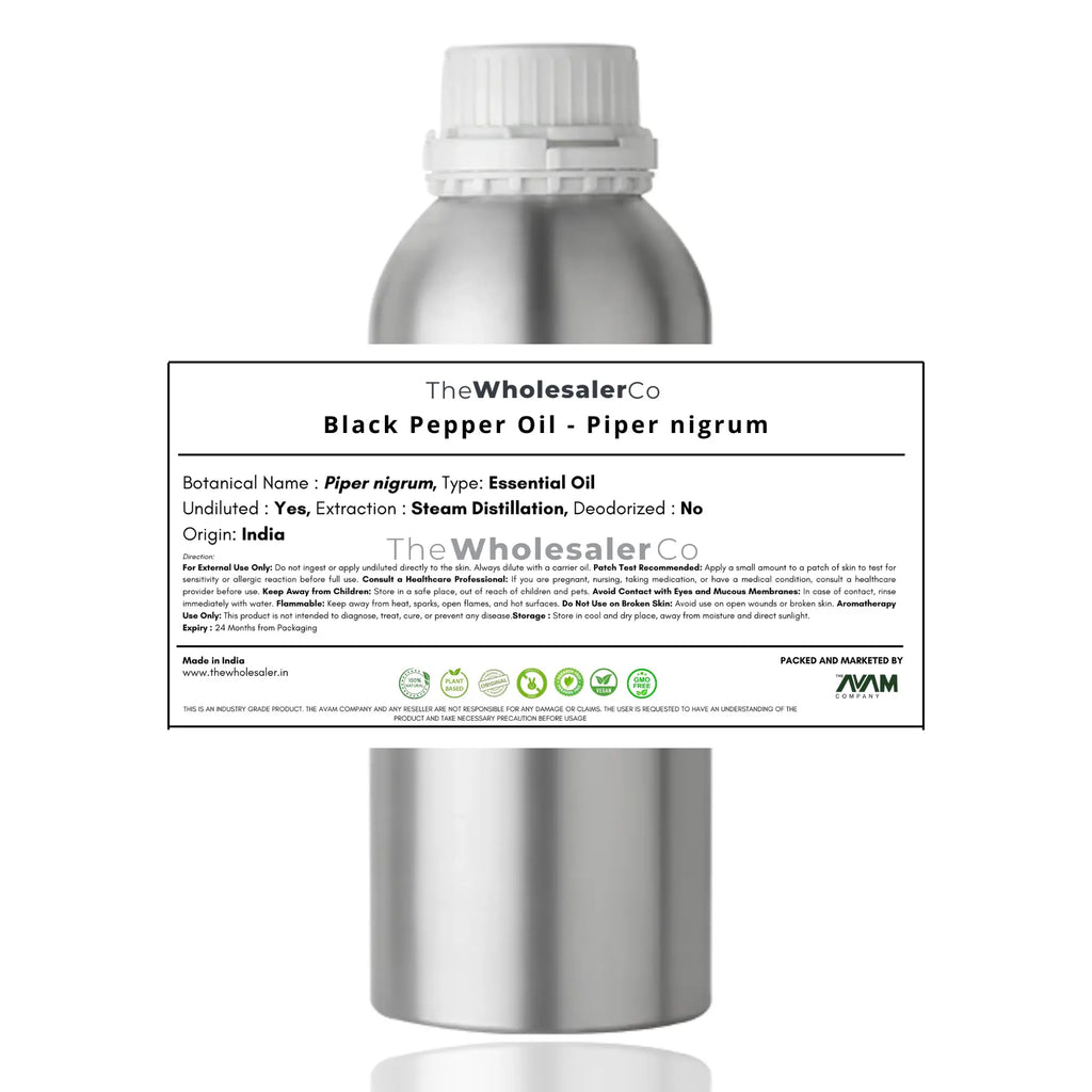 Black Pepper Oil - Piper nigrum Product vendor