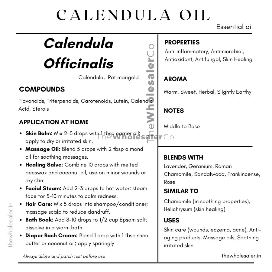 Calendula Oil - Calendula Officinalis Product vendor