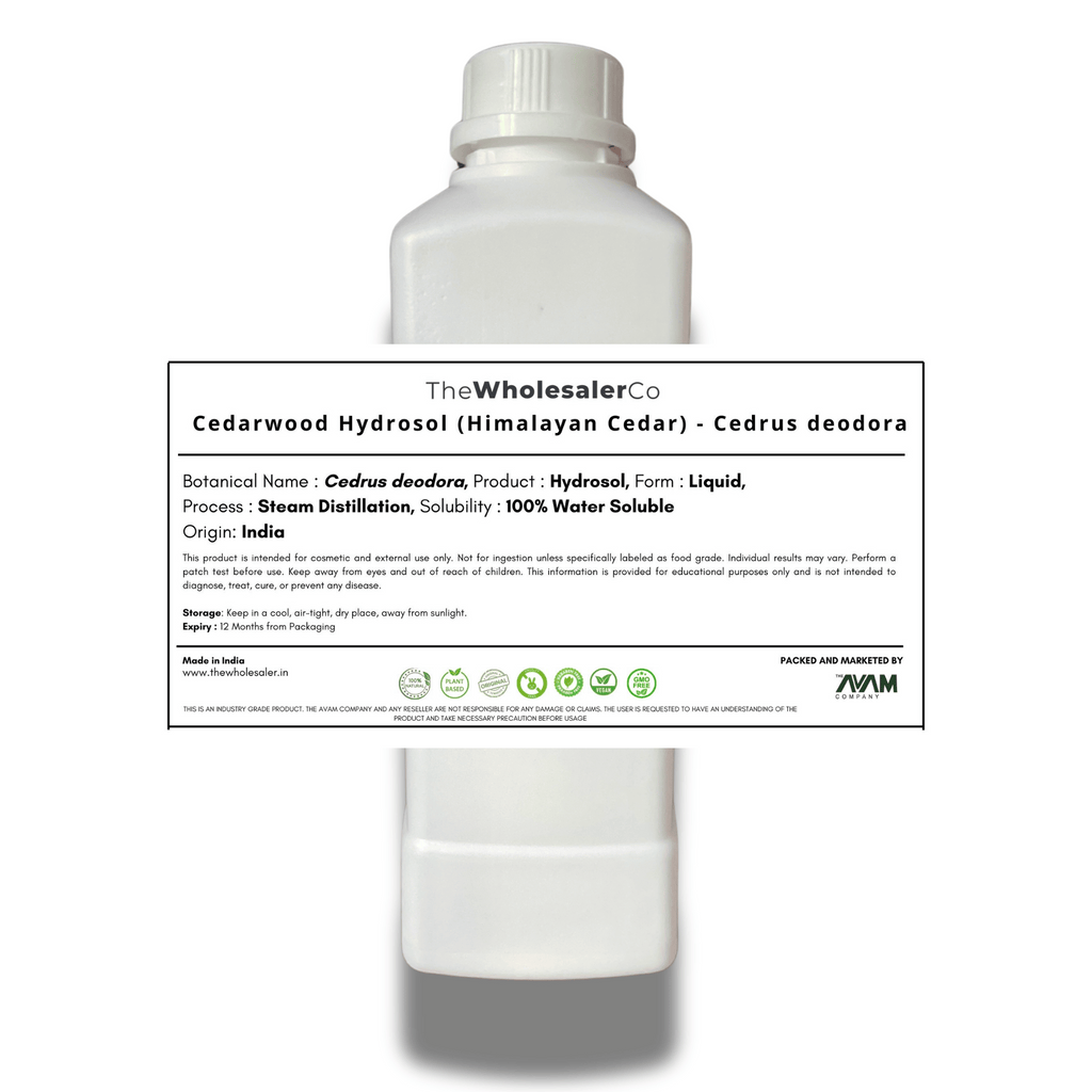 Cedarwood Hydrosol (Himalayan Cedar) - Cedrus deodora Bulk Supplier@TheWholesaleCo Prices