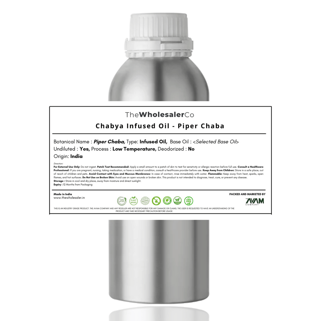 Chabya Infused Oil - Piper Chaba Bulk Supplier@TheWholesaleCo Prices