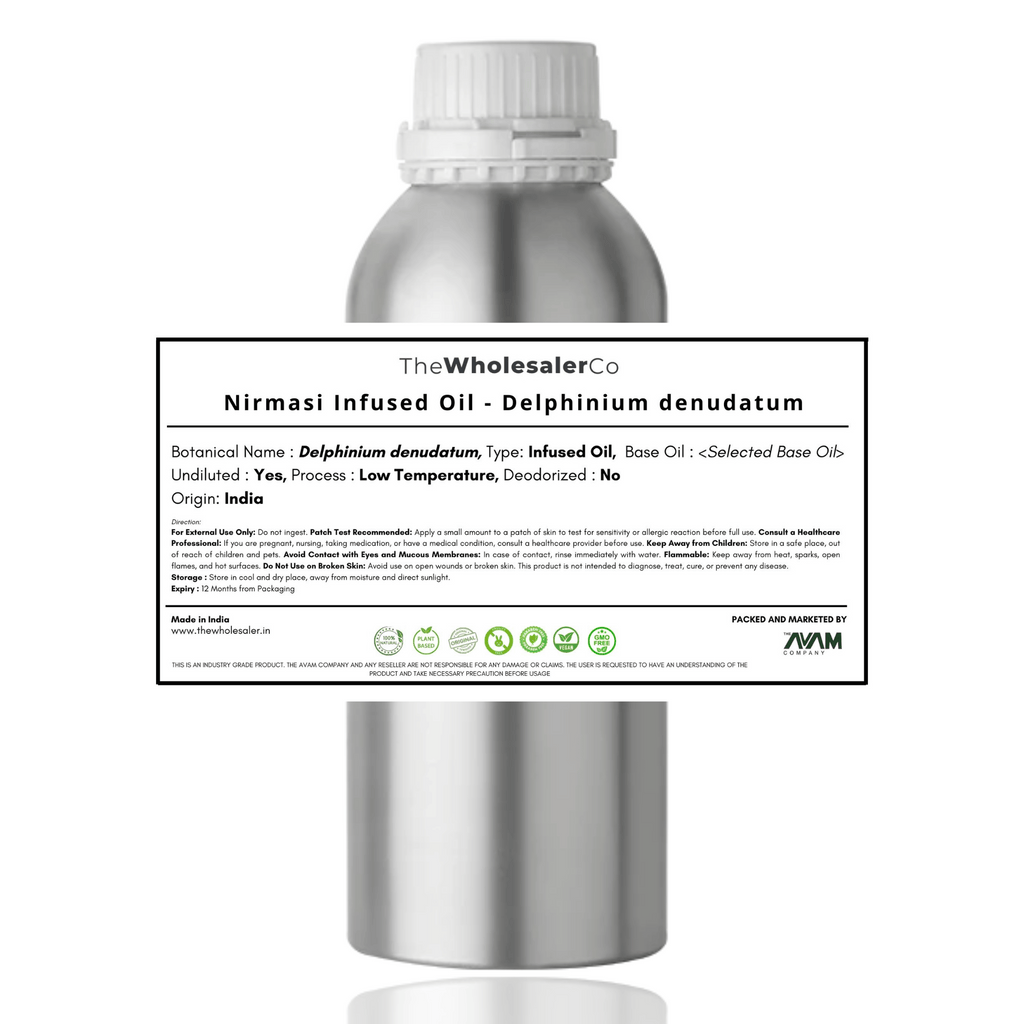 Nirmasi Infused Oil - Delphinium denudatum Bulk Supplier@TheWholesaleCo Prices