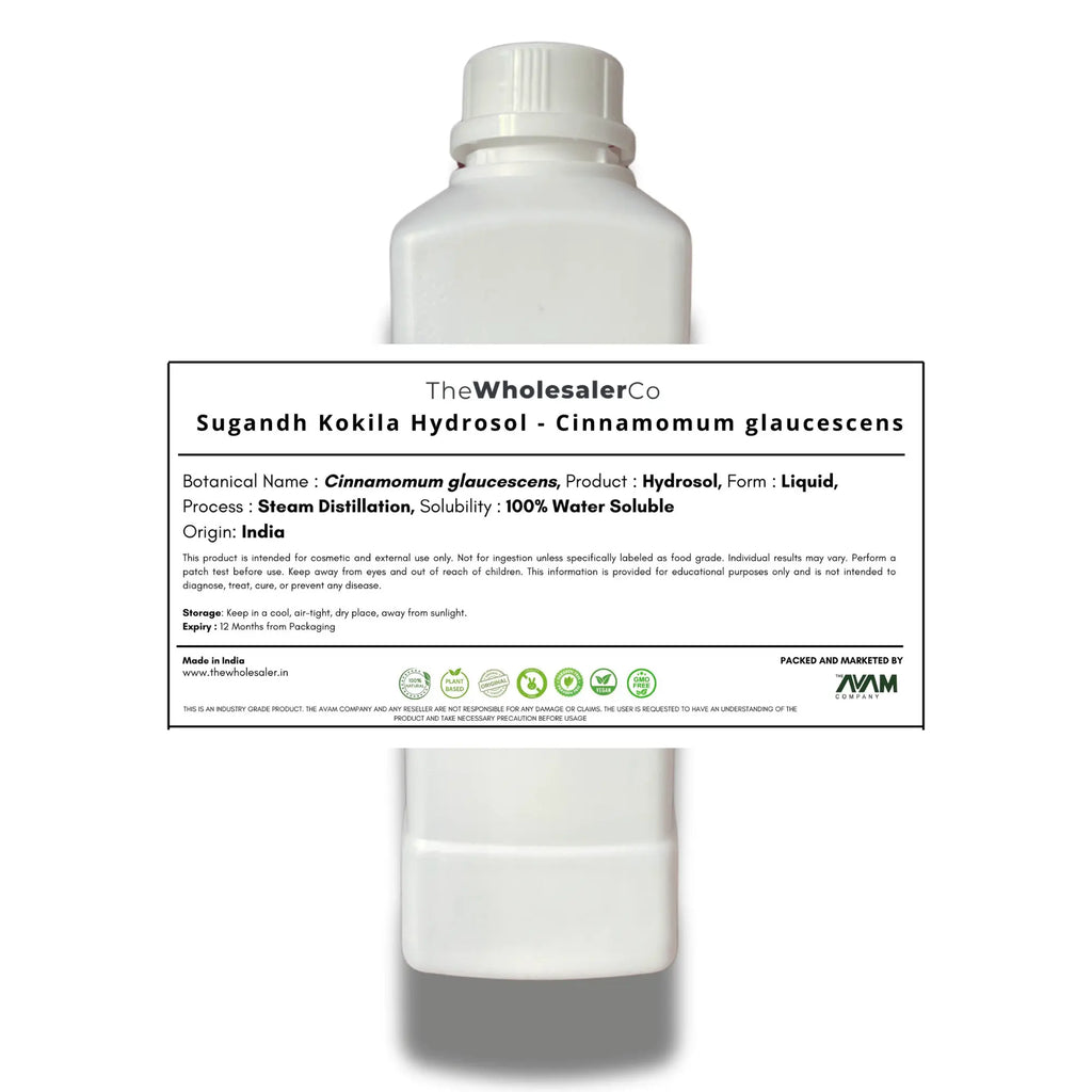 Sugandh Kokila Hydrosol - Cinnamomum glaucescens Bulk Supplier@TheWholesaleCo Prices