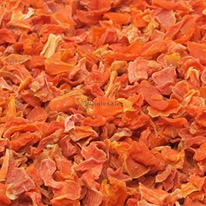 Carrot - Daucus carota - Flakes - Dehydrated and Dried Vegetable - TheWholesalerCo |