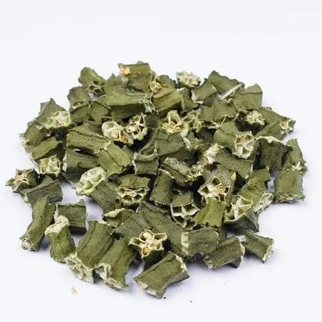 Okra - Abelmoschus esculentus - Sliced - Dehydrated and Dried Vegetable - TheWholesalerCo |