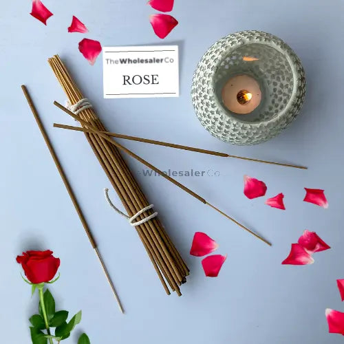 Rose Incense Sticks - Natural Agarbatti | TheWholesalerCo