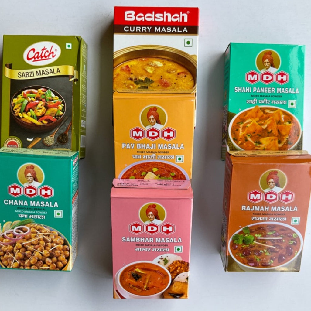 Thewholesalerco-Indian Veg Recipe Spices - Rajma, Paneer, Curry, Chole, Chana, Dal Makhani, Pav Bhaji, Sabji, Sambhar