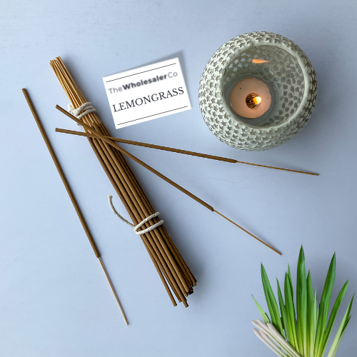 Lemongrass Incense Sticks - Cymbopogon - Natural Agarbatti | TheWholesalerCo