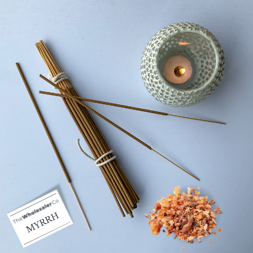 Myrrh Incense Sticks - Commiphora myrrha - Natural Agarbatti | TheWholesalerCo