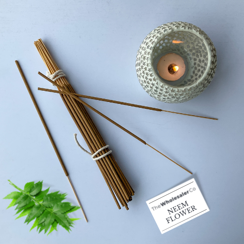 Neem Flower Incense Sticks - Azadirachta indica - Natural Agarbatti | TheWholesalerCo